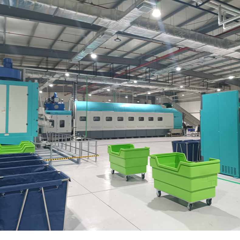 
		918博天堂智能10舱式酒店洗衣房隧路式洗衣机 大型医疗洗衣龙
		